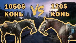 Самая дорогая лошадь в rdr2 online VS дешевая: арабская лошадь против шайрской