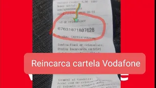 Cum sa reincarc cartela Vodafone in 2023?