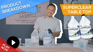 Product Breakdown - Superclear Table Top Epoxy Resin