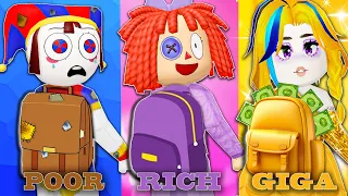 ROBLOX Brookhaven 🏡RP: Rich vs Poor vs Giga Rich Friends at School