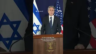 Blinken Pledges US Support for Israel | VOA News #shorts