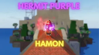 [YBA] HERMIT PURPLE+HAMON is INSANE!
