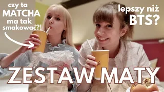 ZESTAW MATY - czy Matcha Latte w Korei też tak smakuje? - Zestaw BTS lepszy niż Zestaw Maty? TEST