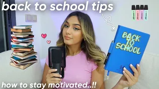 BACK TO SCHOOL TIPS📚🏫|القراية قربات، اجيو نهضرو عليها شوية (نصائح)📝🩷💫