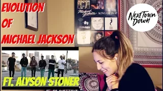 Evolution of Michael Jackson | Next Town Down ft. Alyson Stoner REACTION!