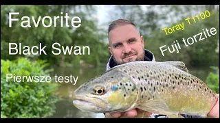 Favorite Black Swan, pierwsze testy, pstrągi.Vlog 93