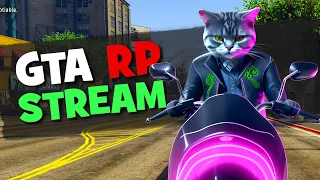 Trying Different Jobs in GTA5 Grand RP Server 🐱 Stream