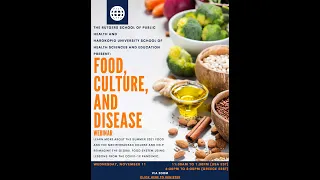 Food, Culture, and COVID- 19 (Webinar)