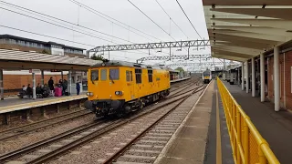 Colchester: Network Rail Class 73 73951 passes on driver training (for Colas Rail test trains?)