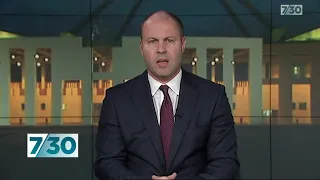 Josh Frydenberg says the Government's surplus prediction was based on 'forecasts at the time' | 7.30