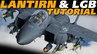 DCS F-15E Strike Eagle BASIC TPOD & Laser Guided Bomb Tutorial!