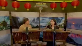 Kung Fu Panda 3: Angelina Jolie & Jack Black Behind the Scenes Voice Acting | ScreenSlam