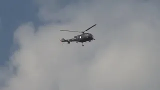 Pakistan Air Force - Allouette 3 Helicopter - Search and Rescue - Low altitude flying pt2