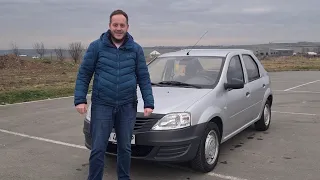 Dacia Logan 2010. Fără rugină, chel și cu 50.000 de km.