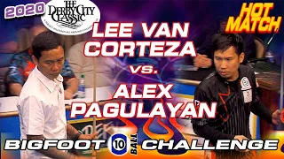 HOT MATCH: Lee Vann CORTEZA vs. Alex PAGULAYAN - 2020 DERBY CITY CLASSIC BIGFOOT 10-BALL CHALLENGE