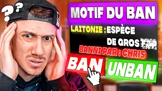 TRIBUNAL DES BANNIS ! (y'a des sacrés malades)