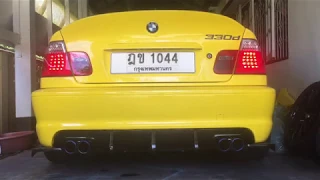 BMW E46 330d Exhaust Sound Bypass Vale OFF/ON