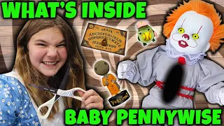 Cutting Open Little Pennywise! What's Inside Baby Villains?