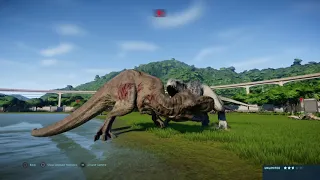 Jurassic World Evolution: Dinosaur battle royal part 1 (pre update)