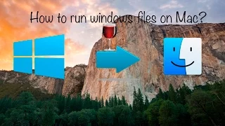 Как запускать программы от Windows на Mac/How to run windows files on Mac