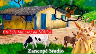 Zancopé Studio - Os bois famosos da Música