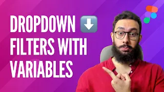 Create Dropdown Filters with Variables in Figma!