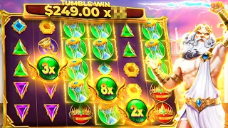 THIS ALL IN BONUS ON GATES OF OLYMPUS WENT CRAZY!! (ALL IN CHALLENGE)