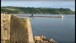 Plymouth tombstoners tombstoning