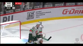 njdevils prospect Arseniy Gritsyuk  #scores81  goal vs AK BARS, december 8, 2022