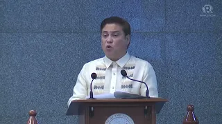 Senate President Migz Zubiri presides over Senate opening #SONA2023