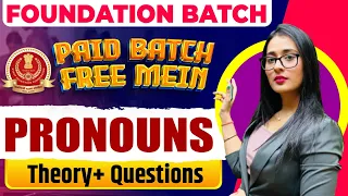 Complete Pronouns in One Class by Ananya Mam🔥| CGL CHSL, CPO STENO, CDS Bank PO-Clerk Exams 2023