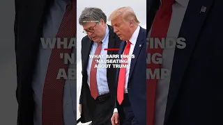 What Barr finds 'nauseating' about Trump