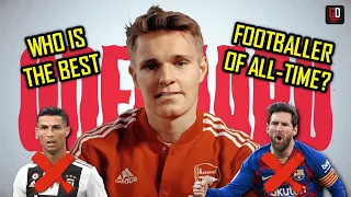 Martin Ødegaard is not a big fan od Cristiano Ronaldo and Lionel Messi ❌ #Shorts