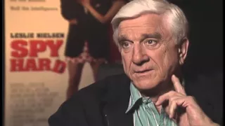 Leslie Nielsen talks with Jimmy Carter - Spy Hard