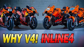 Is the V4 engine only for racing? | V4 Disadvantages | Inline-Four vs V4 #ducati #motogp #racing