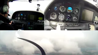 Dual Garmin GI-275 In Action! (GPSS Driven Approach with S-Tec 30 in Light IMC)