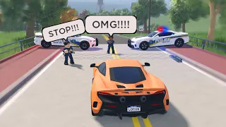 Armed Robbery Ends In Police Chase.. Don't STOP Driving.. (Roblox)