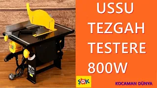 Ussu Tezgah Testere 800W / Şok'a Gelen Ussu Tezgah Testere #ussu