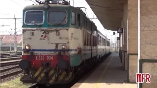 Stazione di MESSINA CENTRALE: solo E656 per Intercity e IntercityNotte tra Siracusa/Palermo e Roma.