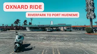 Cruise on my Suzuki Burgman from Riverpark Oxnard to Port Hueneme! 🏍️#oxnard #suzukiburgman #ventura