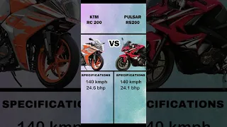 KTM RC 200 VS Pulsar RS 200