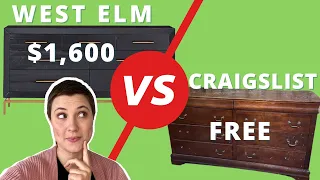 DIY Dresser Flip  | High End Furniture Dupe | West Elm Hack