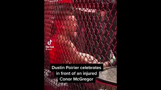 Dustin Poirier mocks injured Conor McGregor at UFC 264