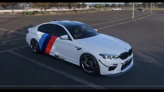 Forza Horizon 5 - BMW M5 drive around (Logitech G920 wheel)