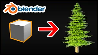 How to Create a Low Poly Tree in Blender (FAST !)