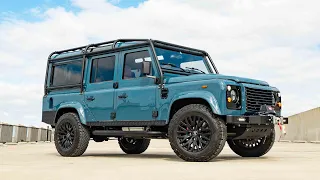 Fully RESTORED (1997) Land Rover DEFENDER 110 with GM LS3 6.2L V8 Engine | ECD Auto Design