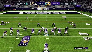 Madden NFL 21 - Baltimore Ravens vs Minnesota Vikings - Gameplay (PS5 UHD) [4K60FPS]