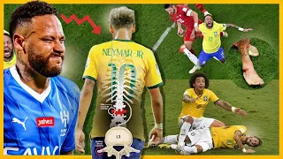 Las PEORES Lesiones de Neymar que fueron ARRUINANDO su Carrera #Futbol #Neymar #Brasil