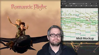 3m25 Romantic Flight - John  Powell (How to Train Your Dragon) [Midi-Mockup]