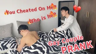 COUPLE PRANK🔥 Take Another Man Home While My Boyfriend Is Away！Boy‘s Love Vlog